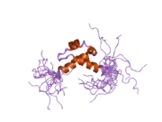 2doe: Solution structure of the third FF domain of human transcription factor CA150