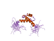 2dof: Solution structure of the fourth FF domain of human transcription factor CA150