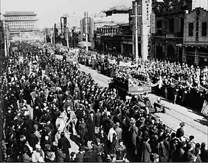 Image 33The People's Liberation Army enters Beijing in the Pingjin Campaign (from History of China)