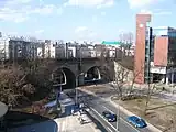 Viaduct over Kruczkowskiego street in Powiśle