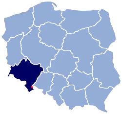 Location of Stronie Wieś