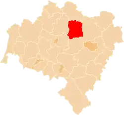 Location within the voivodeship