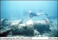 Antonio Lopez Shipwreck Site