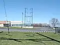 Abandoned K&T Right of Way, looking North just above Frankford Arsenal. Power lines followed the branch from Port Richmond to Tacony