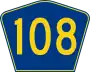 Highway 108 marker