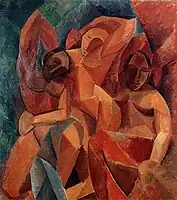 Pablo Picasso, 1908, Trois femmes (Three Women), oil on canvas, 200 x 185 cm, Hermitage Museum, Saint Petersburg