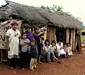 Pai Tavytera people in Amambay Department, Paraguay, 2012