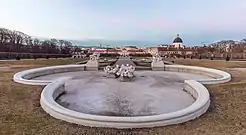 View of Lower Belvedere from the top