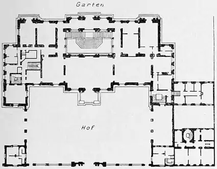 Plan of the ground floor