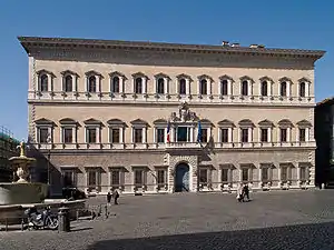 High Renaissance - Palazzo Farnese, Rome, by Antonio da Sangallo the Younger, 1534-1546