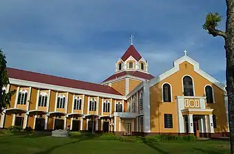 Side view of the cathedral's exterior