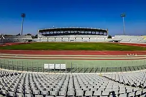 Pampeloponisiako Stadium is also used for track and field events.