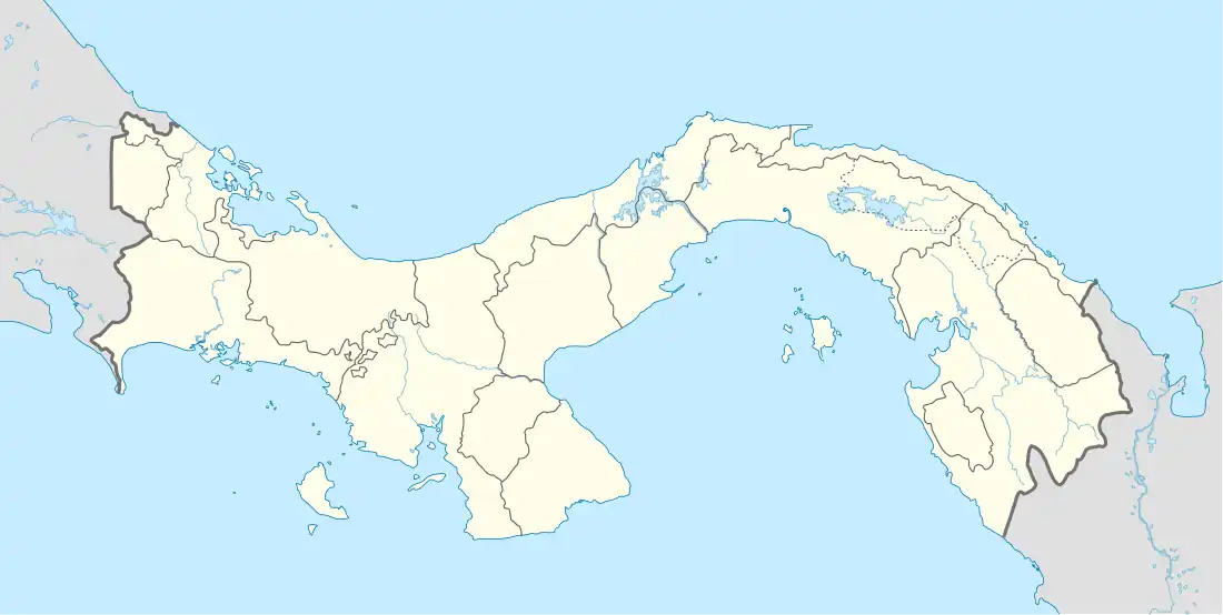 Panamá is located in Panama