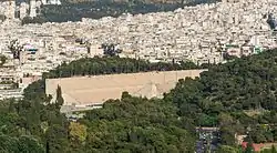 Pangrati district as seen from the Acropolis