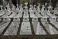 Pangalti Catholic cemetery Italian military graves