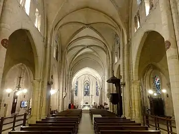 The nave, looking toward the east