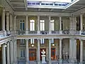 Atrium with bust of Michel de l'Hôpital