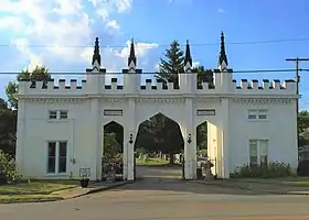 Paris Cemetery Gatehouse