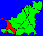 Location of Saint Pierre Du Bois in Guernsey