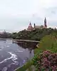 Exterior view of the Peace Tower clock