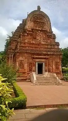 The Parvati Temple, located about 140 km southeast to the Badami