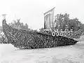 Pasadena Schools float in 1922 Rose Bowl Parade