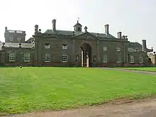 Patshull Hall and north west and north east wings to north forecourt