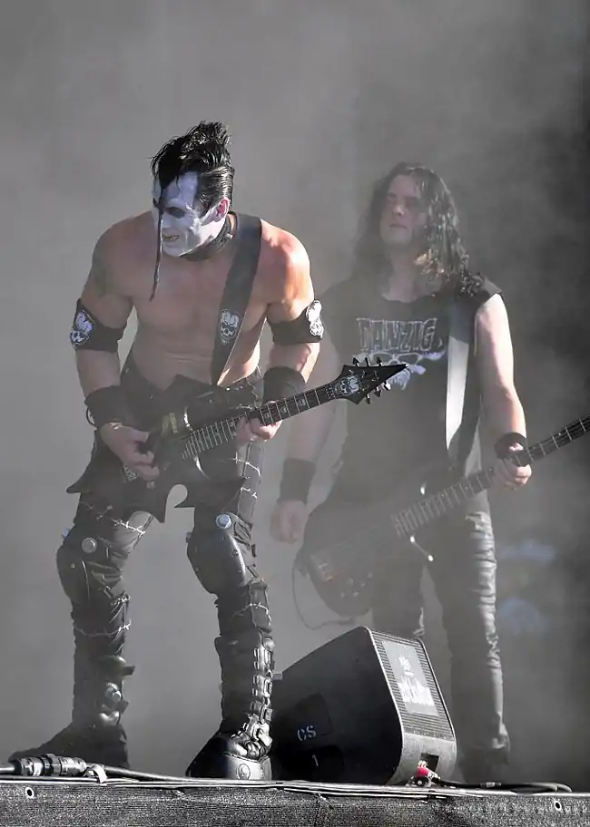 Paul Doyle Caiafa and Steve Zing at Wacken Open Air 2013.jpg