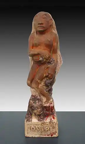 Paul Gauguin, 1894, Oviri (Sauvage), partially glazed stoneware, 75 x 19 x 27 cm, Musée d'Orsay, Paris