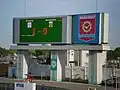 Stadium information board. 20 May 2009.