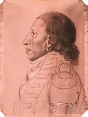 Payouska (Pawhuska, c. 1752–1832), Chief of the Great Osage, 1804 (New-York Historical Society)