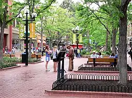 Pearl Street Mall in downtown Boulder