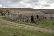 Peat store by Grinton smelt mill