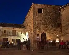 Pedraza streets at night