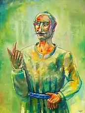 Pele Pughi, painting by Ara Abgaryan, 2010