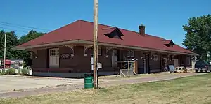 Pennsylvania Railroad station, Mayville, New York