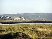 A view of Pentre Nicklaus. It shows the estate with houses.