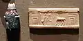 Late uruk/ Jeldet Nasr period cylinder seal (3350-2900 BC).