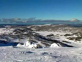 Perisher Valley from Mount Perisher