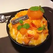 Persimmon bingsu