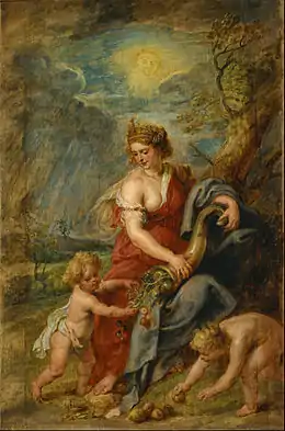 Image 31Abundantia, by Peter Paul Rubens (from Wikipedia:Featured pictures/Culture, entertainment, and lifestyle/Religion and mythology)