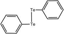 Chemical structure of diphenyl ditelluride