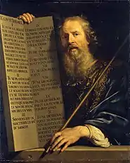 Moses with the Ten Commandments by Philippe de Champaigne, 1648