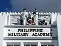 Detail of parapet of Melchor Hall, PMA