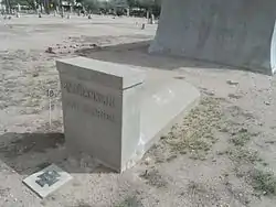 Grave site of Benjamin Joseph Franklin located in the "Rosedale Cemetery" section.