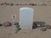 Grave site of Clarence Proctor located in the "Porter Cemetery" section.