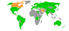 Geneva Phonograms Convention  Ratified  Signed but not ratified