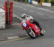 Chris Palmer (9) Honda - 350cc Classic TT Parliament Square, Ramsey 26 August 2013