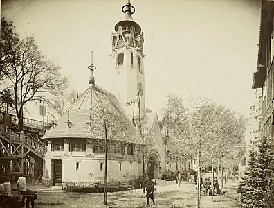 The pavilion at the exposition, 1900