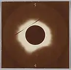 photograph of 1883 eclipse